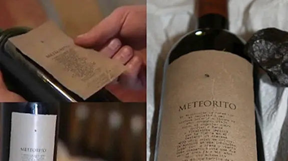 Increible un vino hecho con meteoritos