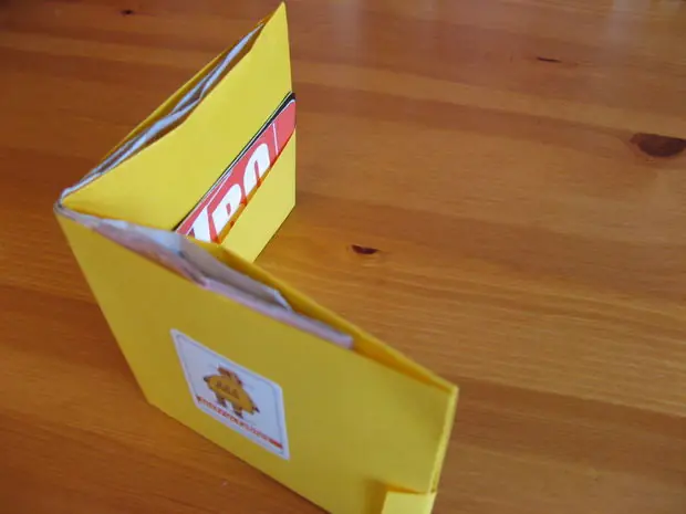 Como hacer una billetera de papel (2)