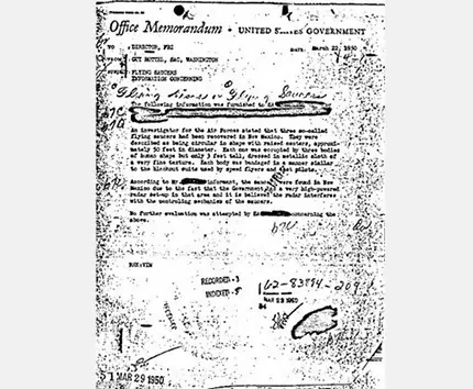 El FBI rompe el silencio sobre el informe de los OVNI,Mexico
