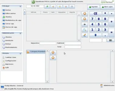 terminal punto de venta (tpv) - Librepos + manual de usuario