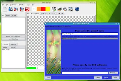 Crear DVDs en Linux con menús , videos , fotos , presntacio