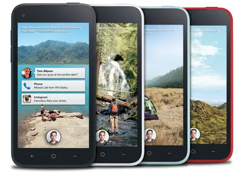 Facebook presentó su teléfono e interfaz para Android