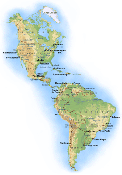 Apunte: Localización absoluta y relativa de América