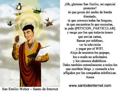Santos con extraños poderes