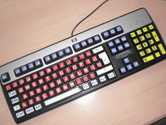 Crea tus propias pegatinas para el teclado