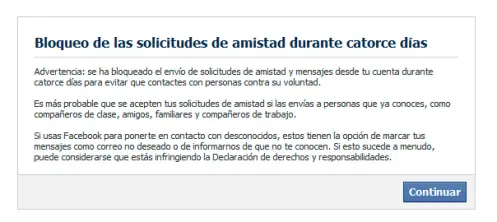 te bloquearon las solicitudes de facebook? recomendaciones!