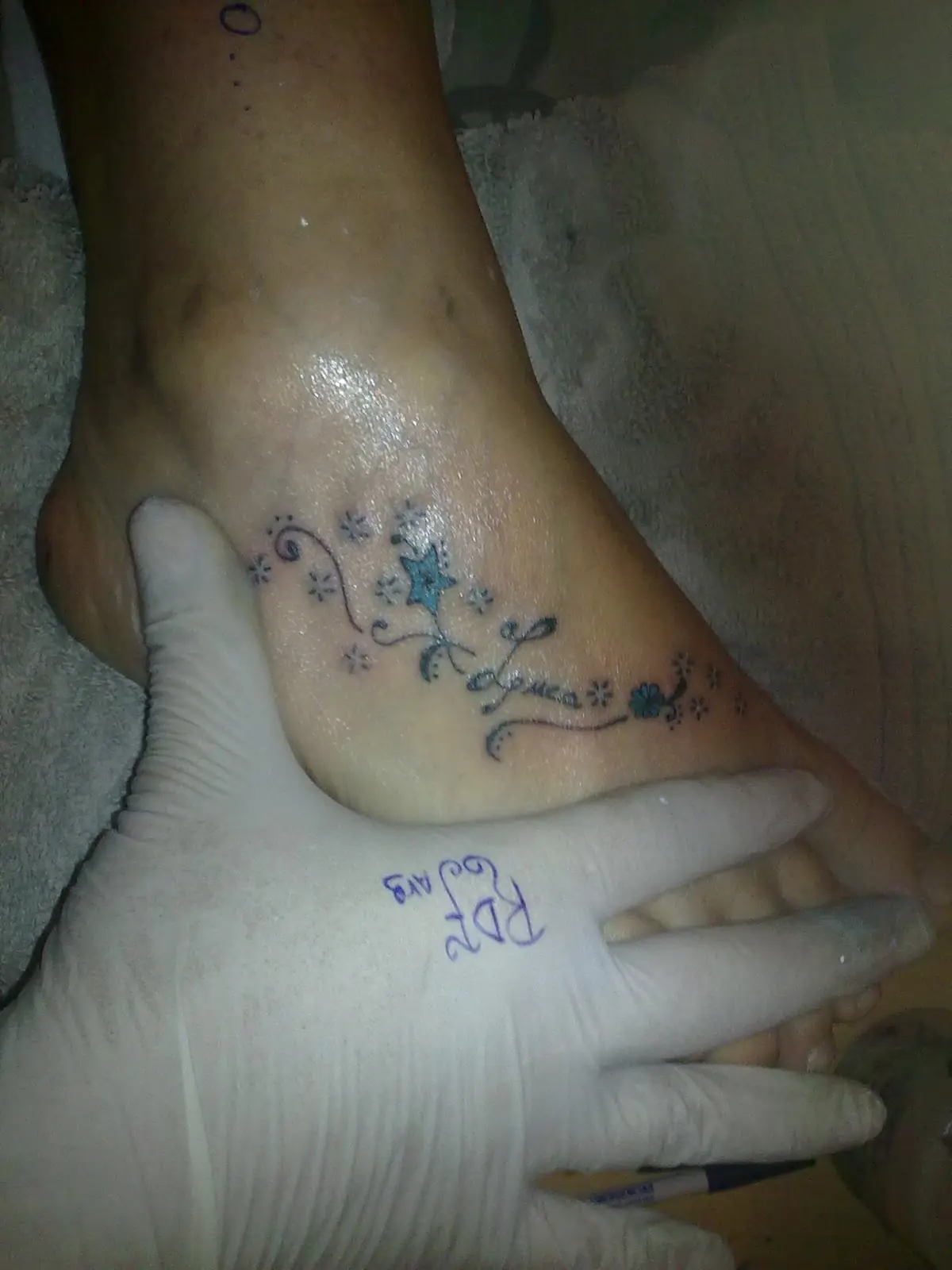 Tatuaje paso a paso hecho por mi "RDFarg"