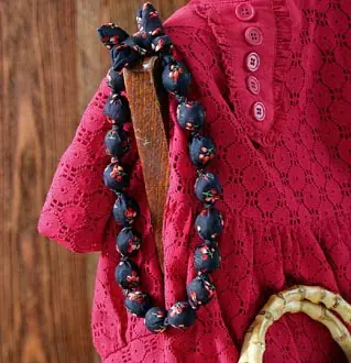 collar de tela (ideal regalo)