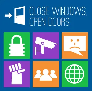 Cierra las ‘ventanas’ y abre la puerta al software libre