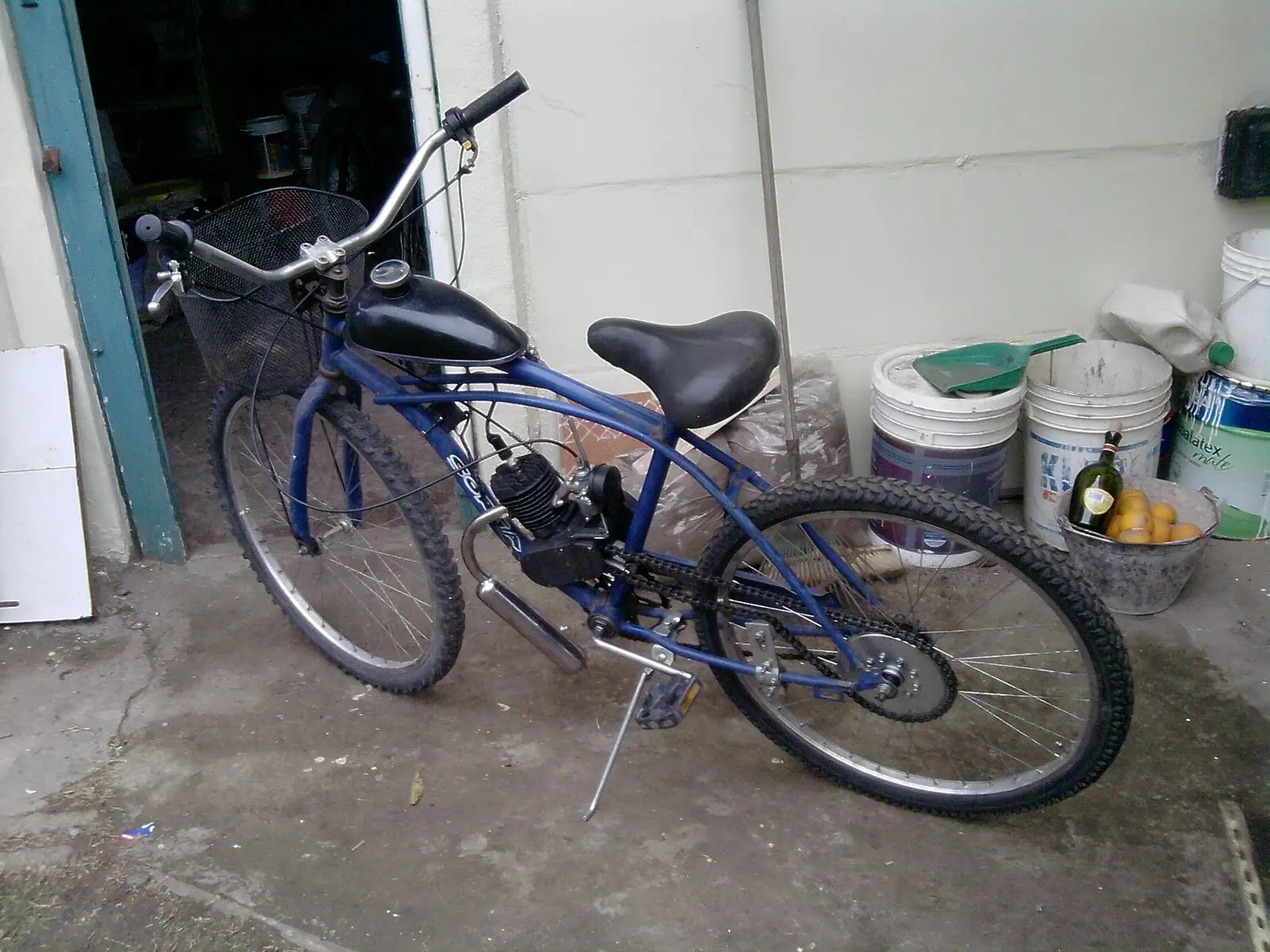 Bici con motor-Bicimoto