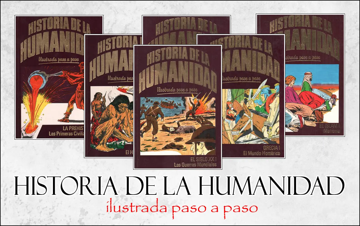 Historia de la Humanidad. Ilustrada paso a paso (Cómic)