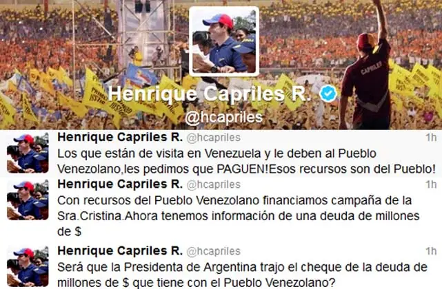 Capriles arremetió contra delegaciones internacionales