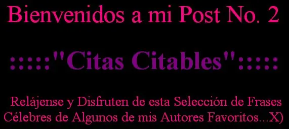 "Citas Citables" Selección de Frases Célebres