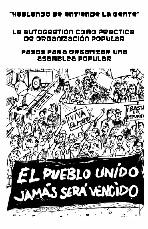Pasos para organizar una asamblea popular