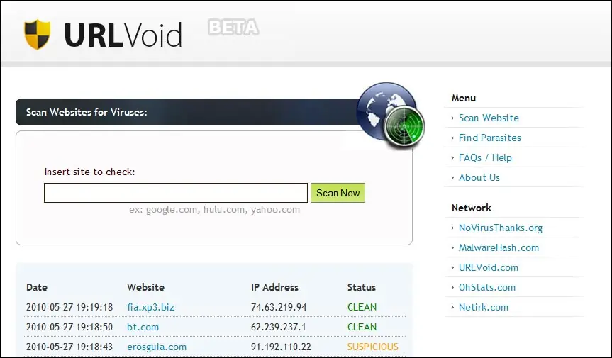 Web infectada o con malware?