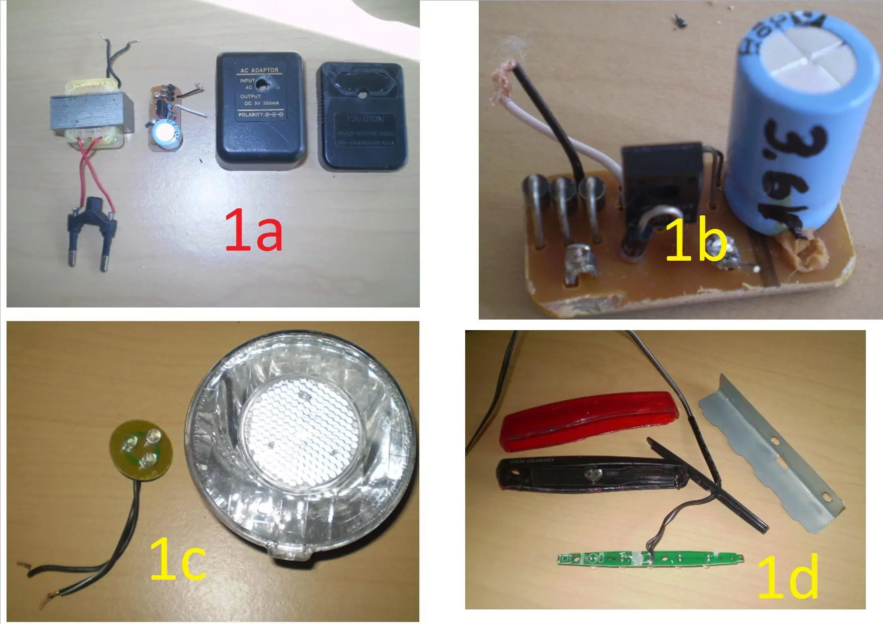 Iluminación LED en mi bicicleta