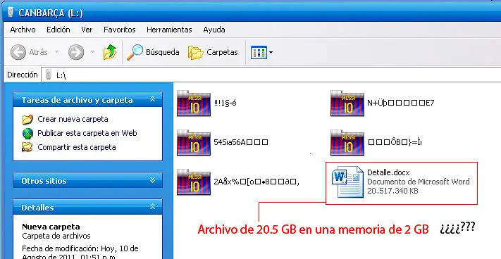 Reparar error de USB que aparece con archivos de gran tamañ
