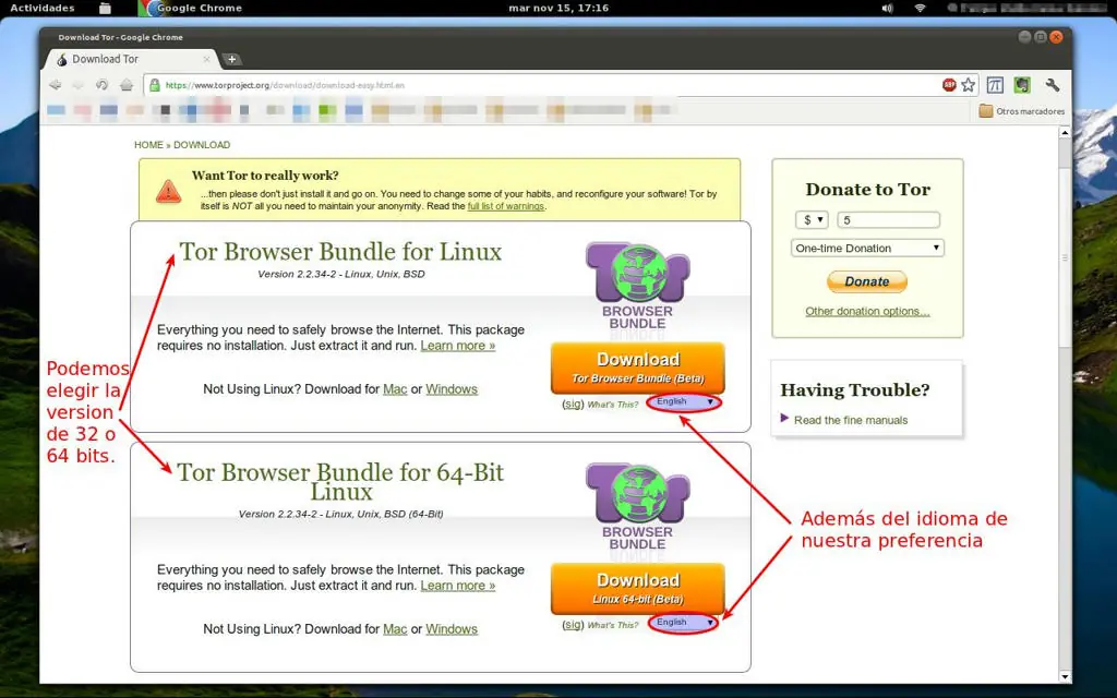 Como usar Tor en Ubuntu u Otra ditro Linux sin Instalar Nada