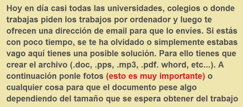 trabajos