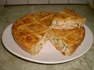 Receta: Tarta de pollo casera.