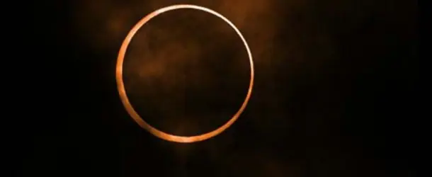 Extraño Eclipse de Sol Anular en mayo