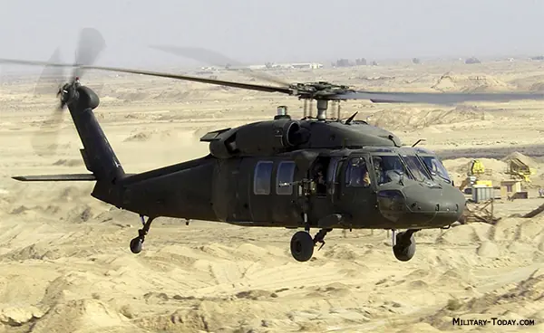 Helicoptero Sikorsky UH-60 Black Hawk Megapost