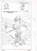 Despiece de los carburadores mas usados en Fiat 128
