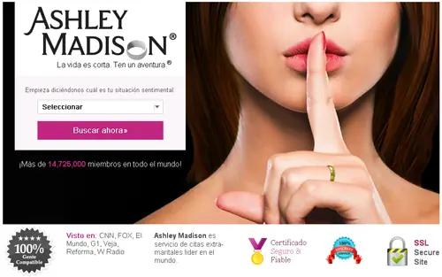 Ashley Madison, la red social para infieles / aventureros