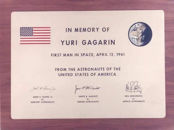 50º aniversario del primer hombre que viajo al espacio