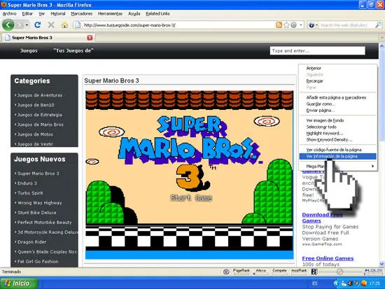 Como descargar juegos flash en Firefox y Chrome