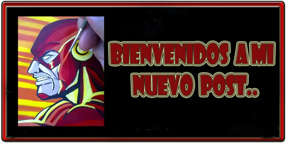 Dibujando y Pintando a Flash (cómic)..