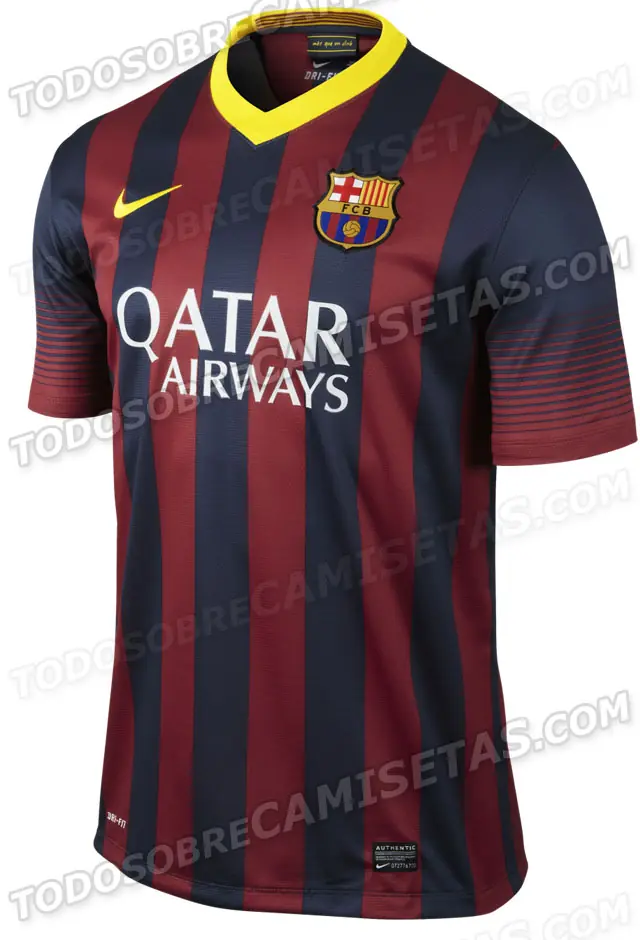 Camiseta Titular Nike del Barcelona 2013/2014