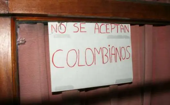 Restaurante anticolombiano en Argentina
