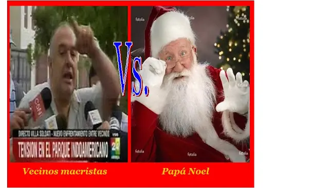El macrismo acusa a Papá Noel de “desestabilizador”
