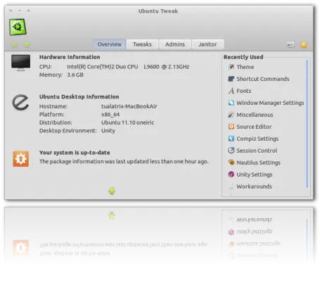 Ubuntu Tweak - ultima versión