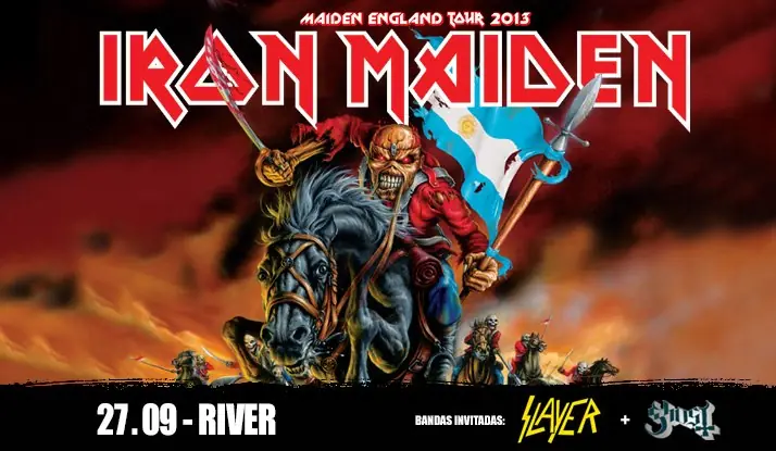 Iron Maiden + Slayer + Ghost en River (Viaje + Entradas)