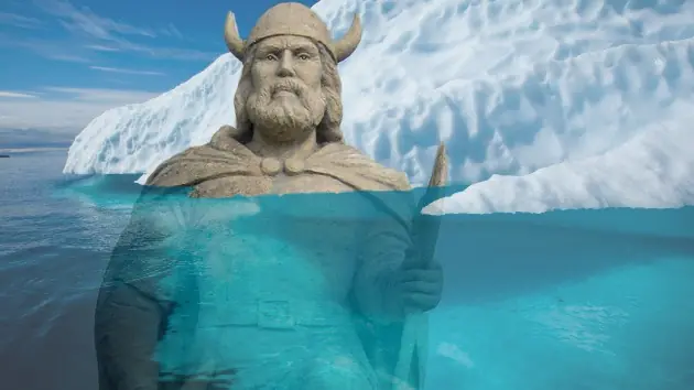 Los vikingos emergen por el calentamiento global