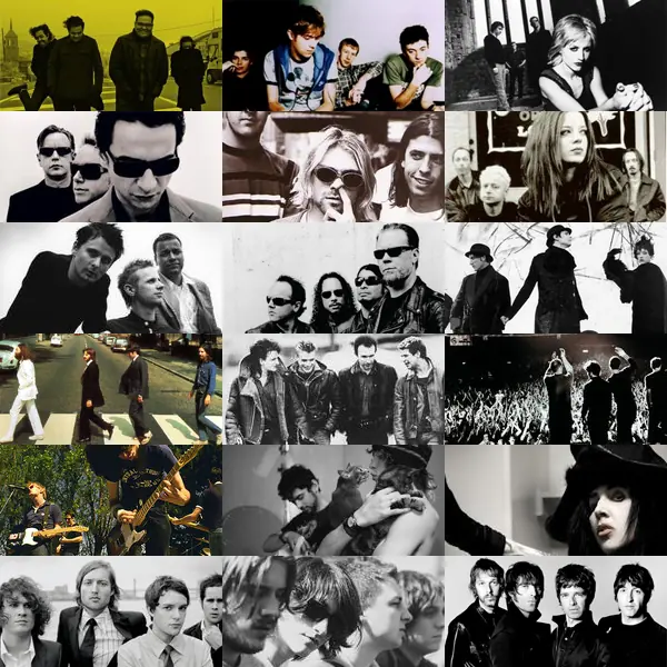 Top 100 mejores grupos / bandas de rock de la historia.
