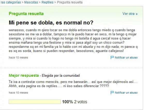 Preguntas mas graciosas de yahoo