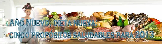 Año Nuevo, dieta nueva: 5 propósitos saludables para 2013