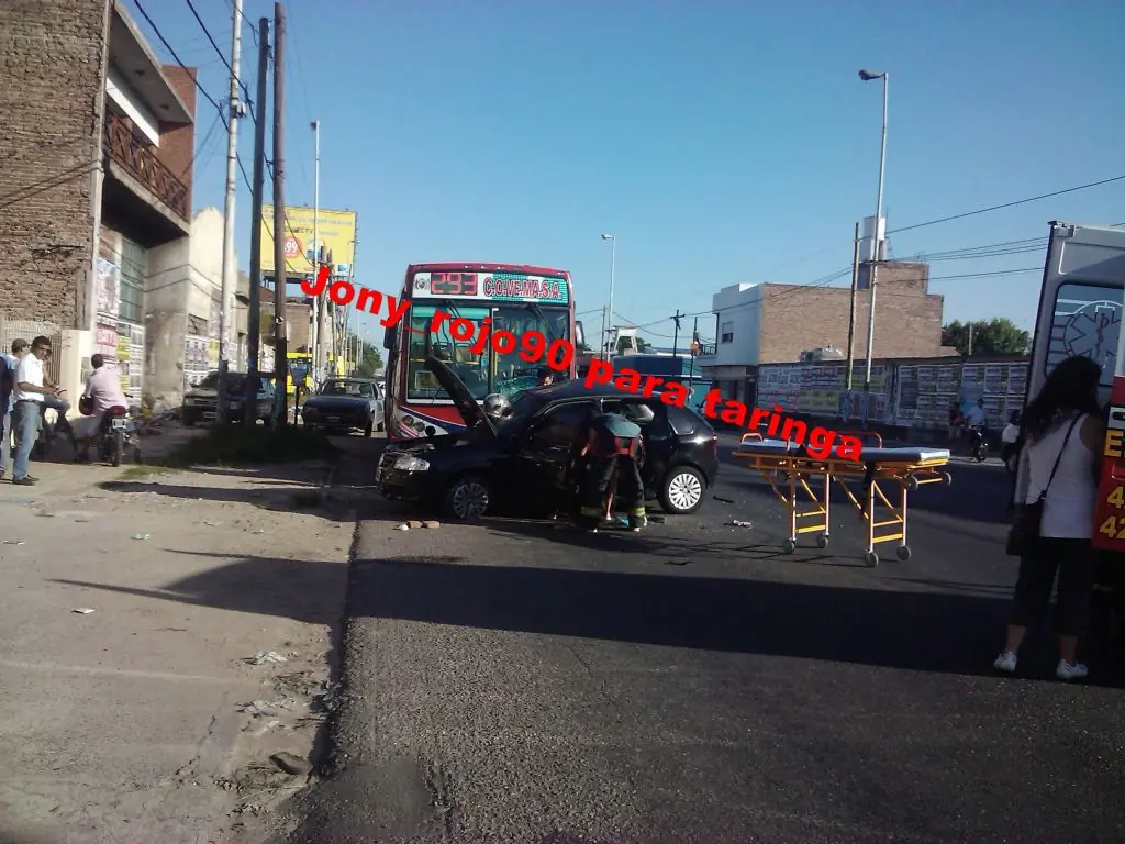 Accidente en Quilmes, fotos propias