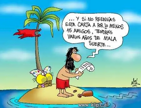 No a los correos cadena! No al spam!
