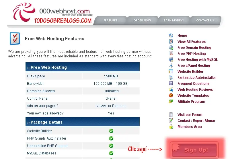 hosting gratuito