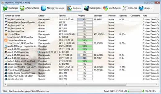 Mipony descarga archivos megaupload, rapidshare, etc