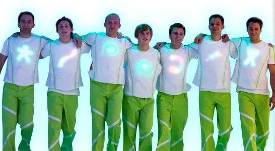 Ropa Luminosa:. "El hombre pantalla"