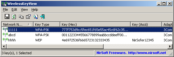 Recuperar o Corrige contraseña de red Wifi Windows 7 y XP
