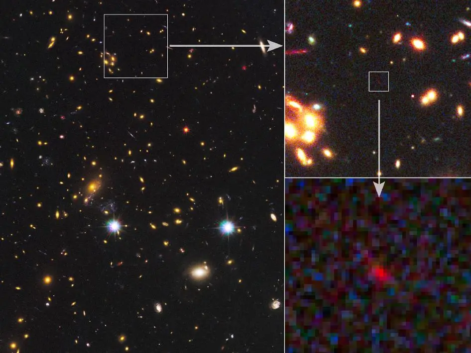 Telescopios de la Nasa espian galaxia Ultra-distante