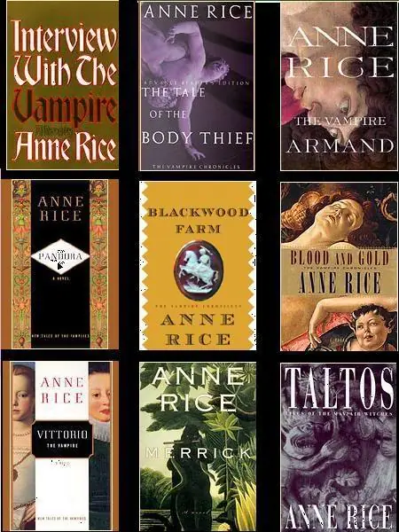 Coleccion de libros de Anne Rice (Mediafire)