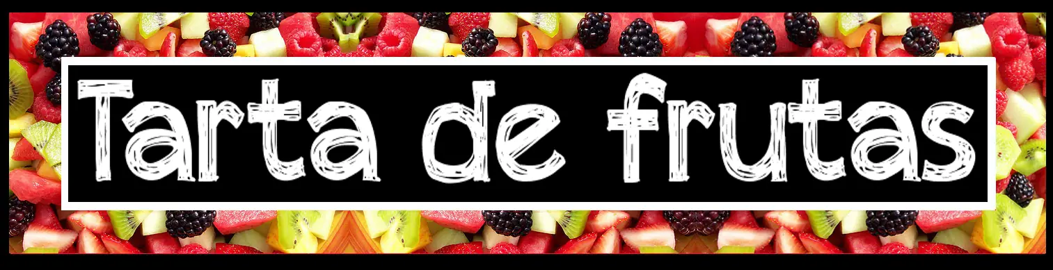 Tarta de frutas , sin manteca (fotoreceta)