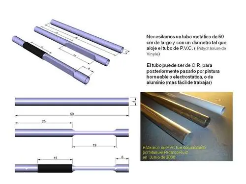 Como hacer un arco con tubos de PVC